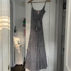 Hutch grey lace wrap dress